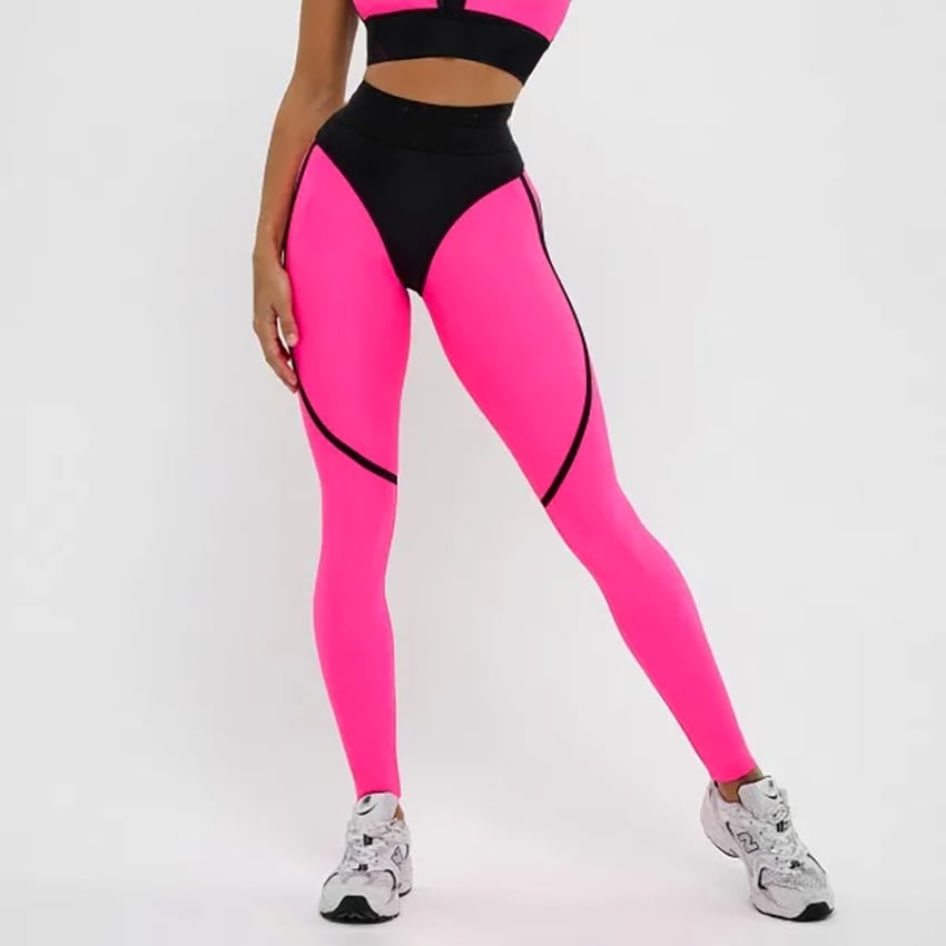 Legíny s rýchloschnúcim efektom Majacy Patchwork na boky-GR