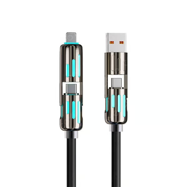 🔥4 v 1 USB polnilni kabel, hitro polnjenje⚡-GR 