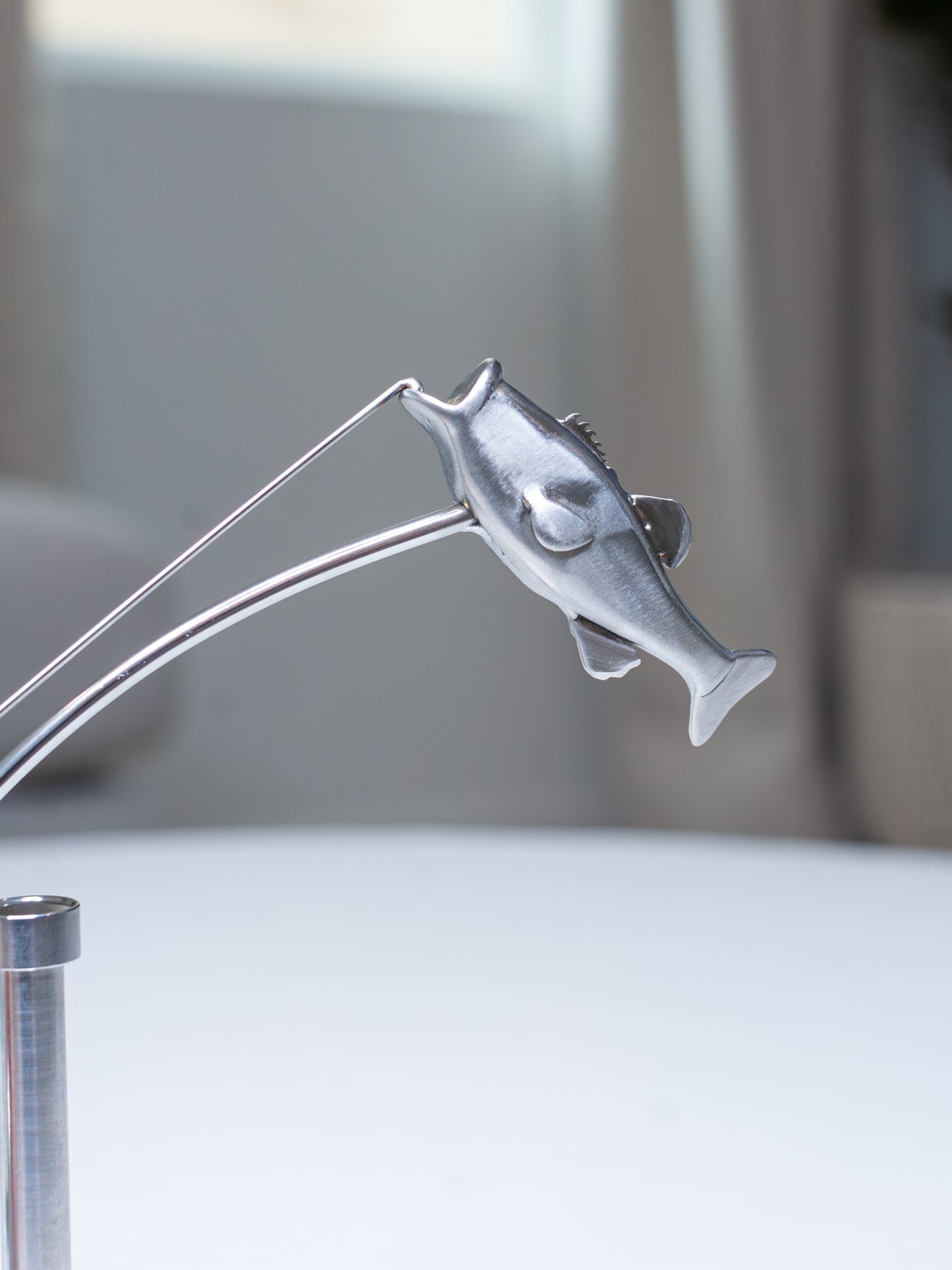 🔥🎣 Žvejo balansavimo skulptūra-LT