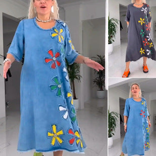 Γυναικείο φλοράλ φόρεμα-GR