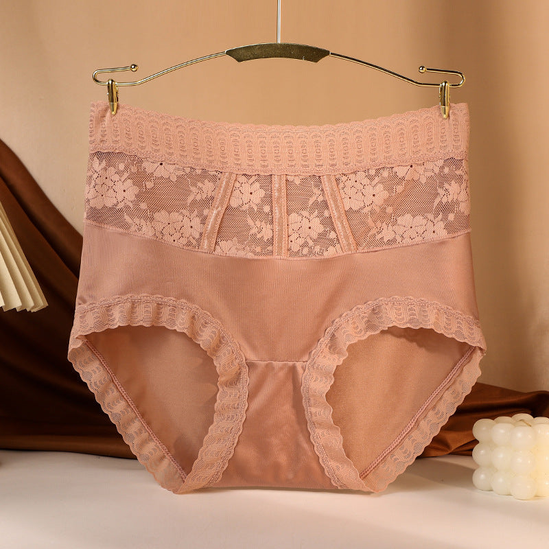 【🌷Kupite 1 in dobite 2 brezplačno】Seksi brezšivne svilene spodnje hlačke za dvig bokov z nadzorom trebuščka-SI