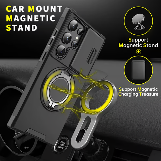 📱Measureable Premium Armor ovitek s stojalom za Samsung Galaxy S Series-SI