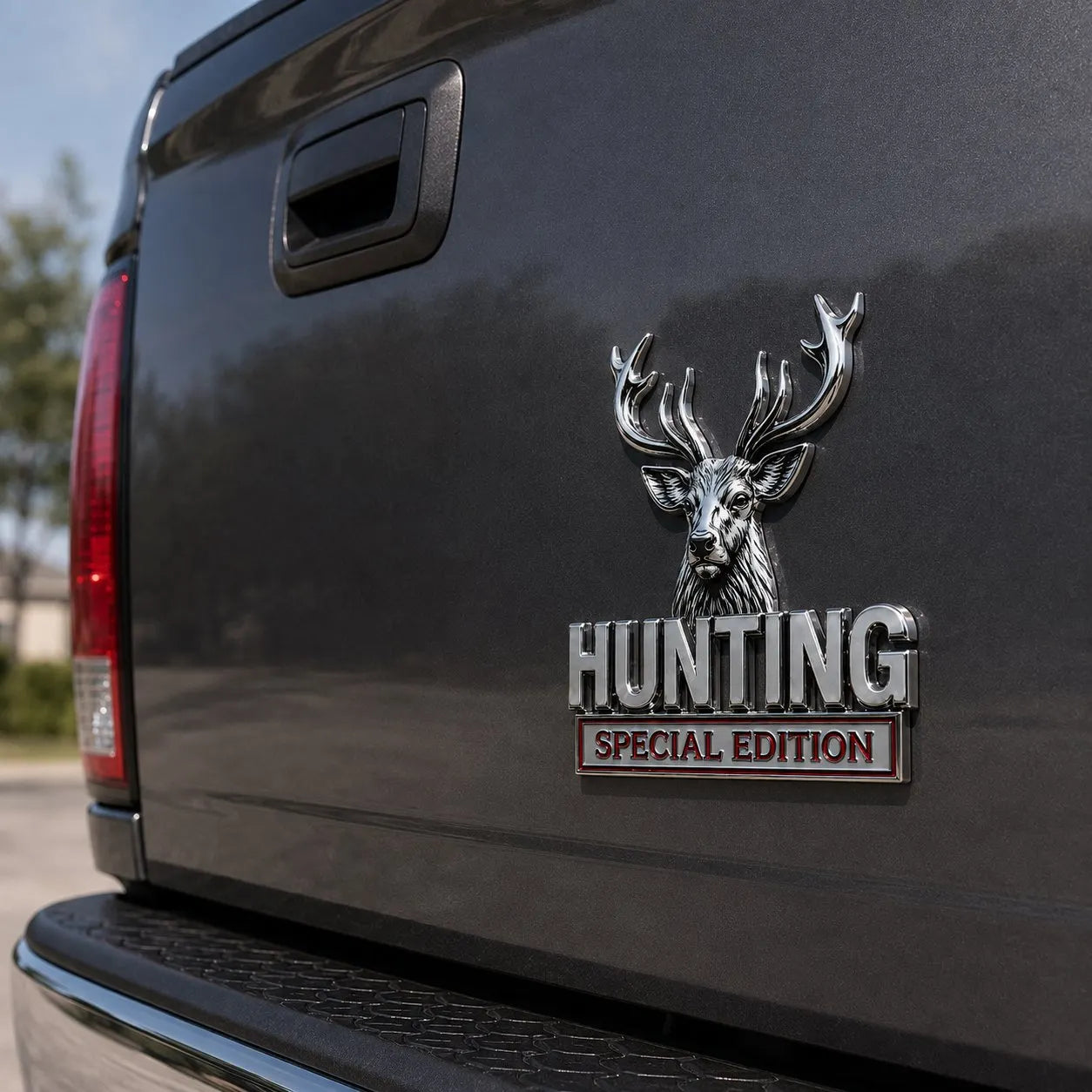 🦌 HUNTING Specijalno izdanje - 3D kromirani metalni amblem za vaš automobil-HR