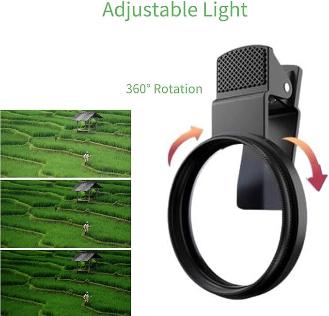 Heysliy 52mm CPL filtri za telefoni so segtuku-LT 