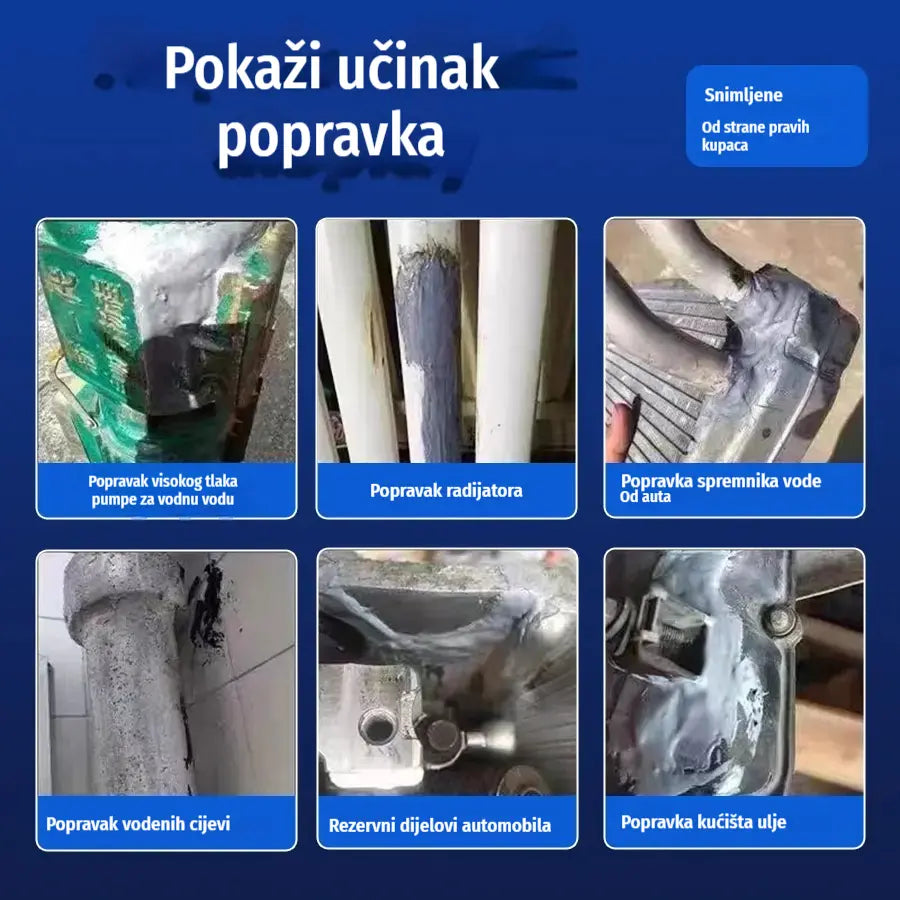 【Set od 3 dijela】🔥50% popusta na ograničeno vrijeme! 🛠️Visokojako AB ljepilo za popravak metala-HR