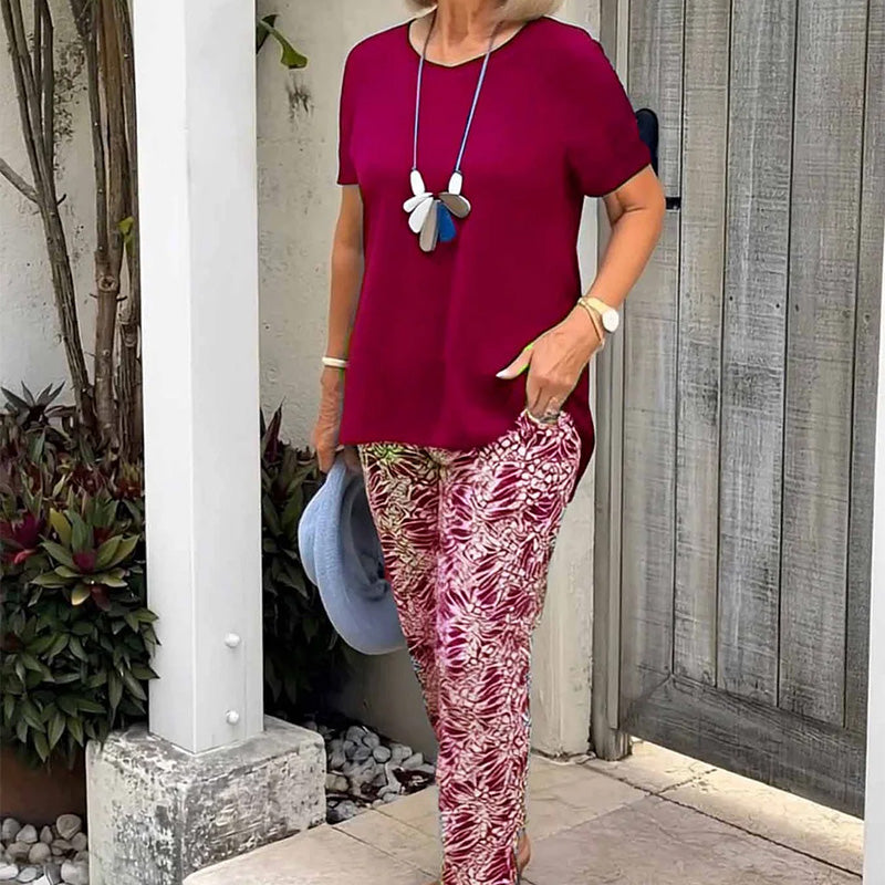 Ženski dvodelni komplet za vsak dan-SI