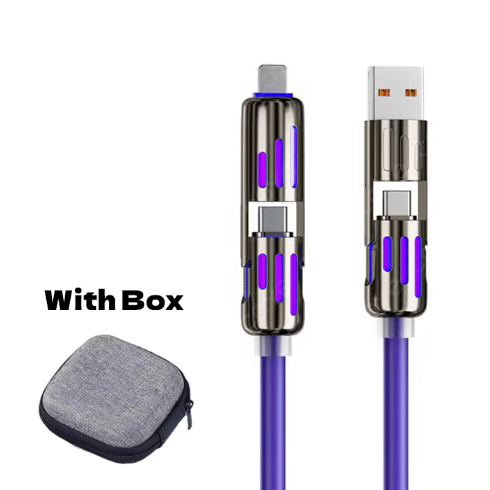 🔥4 v 1 USB polnilni kabel, hitro polnjenje⚡-GR 