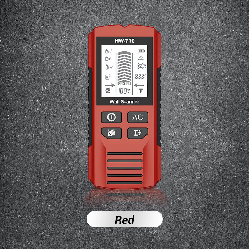 💯 6-v-1 večnamenski stenski detektor kovin s HD LCD zaslonom za prenosnik-GR 