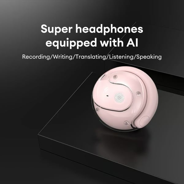 🏆Best Seller Νο. 1 ⏰ Τελευταία μέρα 💎 Ασύρματα ακουστικά OWS Bluetooth 5.4 με μετάφραση AI (για iOS και Android)-GR