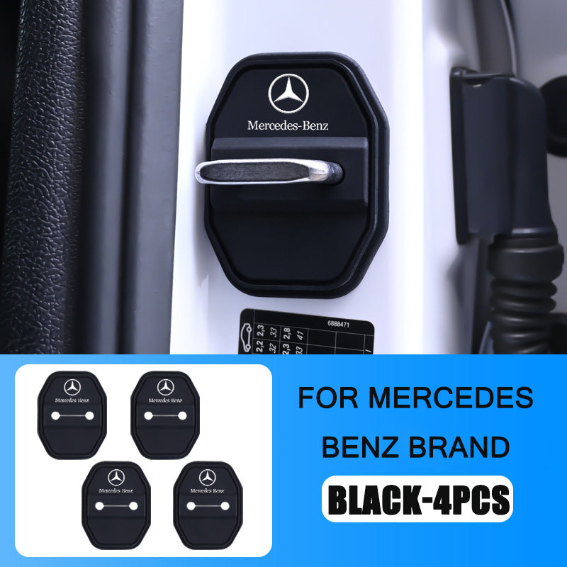 Silikoninis automobilio durelių spynos apsauginis dangtelis (4 vnt.)-LT