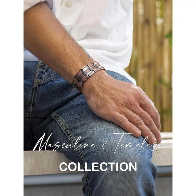 Μαγνητικό βραχιόλι από χαλκό —— Ανακουφίζει από την κόπωση και προάγει την κυκλοφορία του αίματος-GR