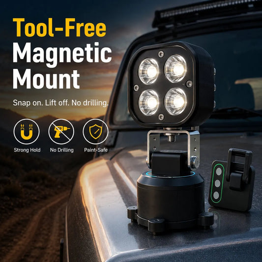 🏕️ Lámpara LED tipo cápsula magnética multidireccional-ES