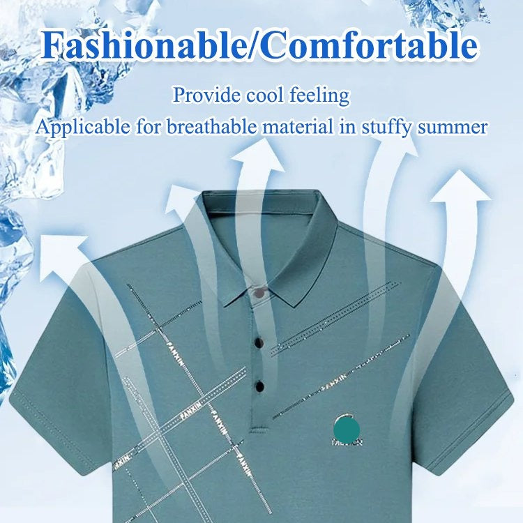 ✨Vyriški ledo šilko tamprūs marškinėliai-LT