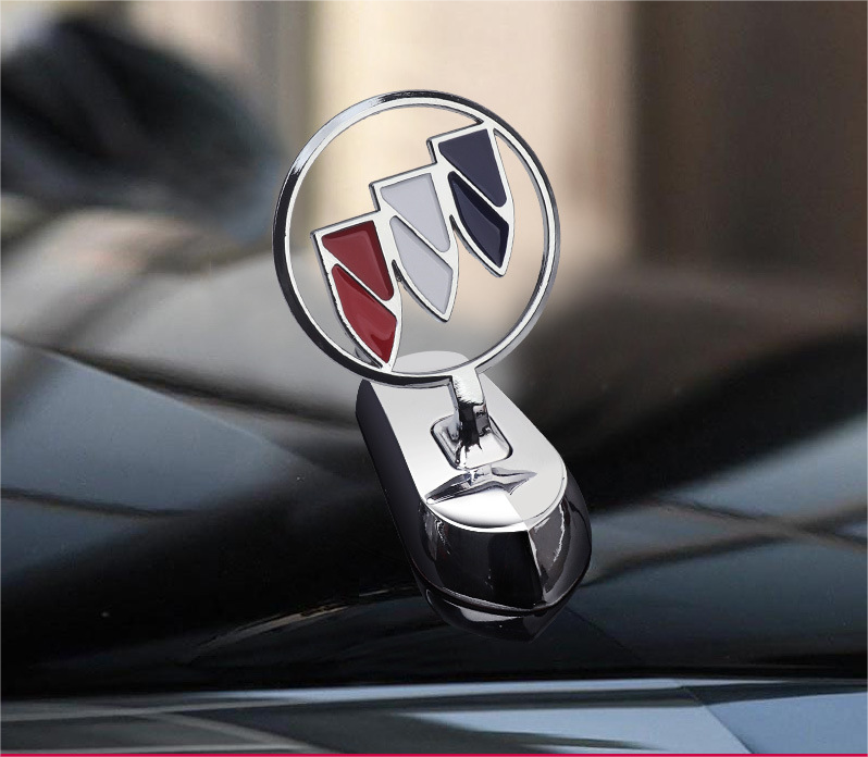 Decoración de modificación de coche con logotipo de capó-ES