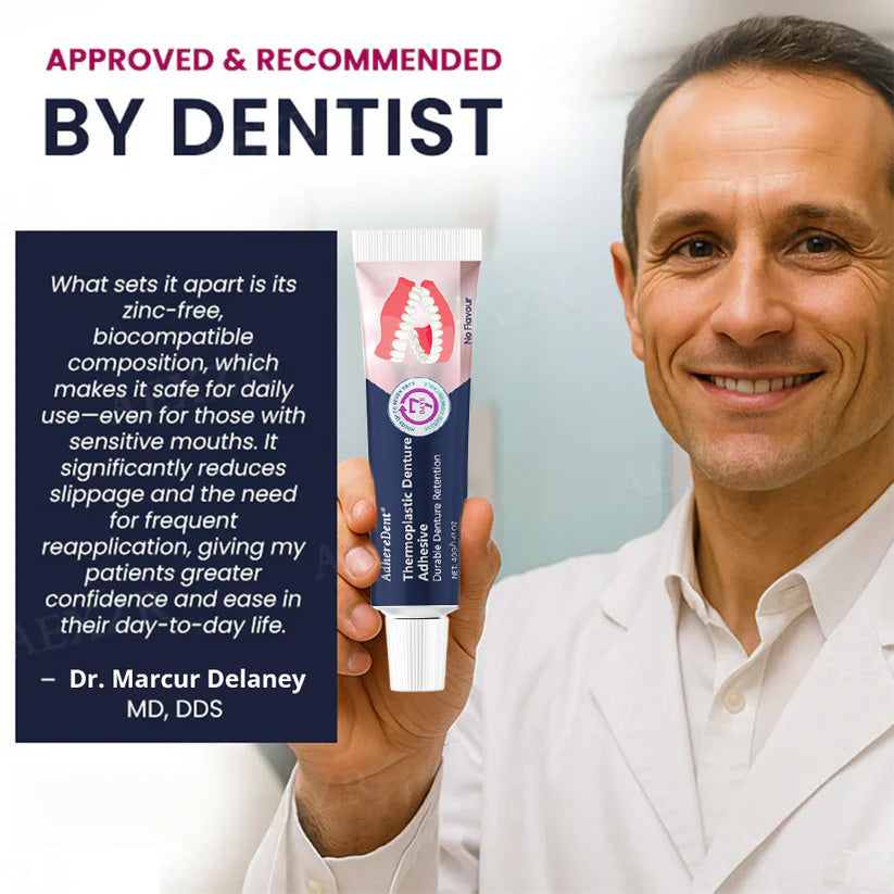 （🔥Αγοράστε 1, πάρτε 1 δωρεάν🔥）Θερμοπλαστική κόλλα οδοντοστοιχιών AdhereDent, μόνιμη στερέωση οδοντοστοιχιών-GR