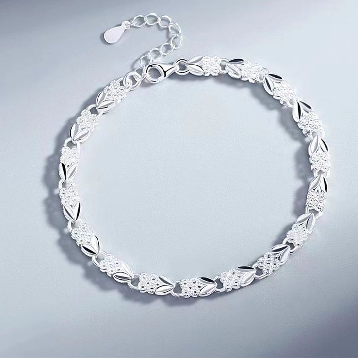 😀👉[Compra 1, llévate 2 gratis]💖🍀Pulsera de mujer de plata 925-ES