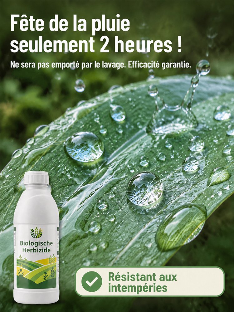 🛡️【1 steklenica zadostuje za 20–30 L vode】🌿 Deluje v 3 urah, izkorenini plevel ✅ Primerno za njive, vrtove in sadovnjake!