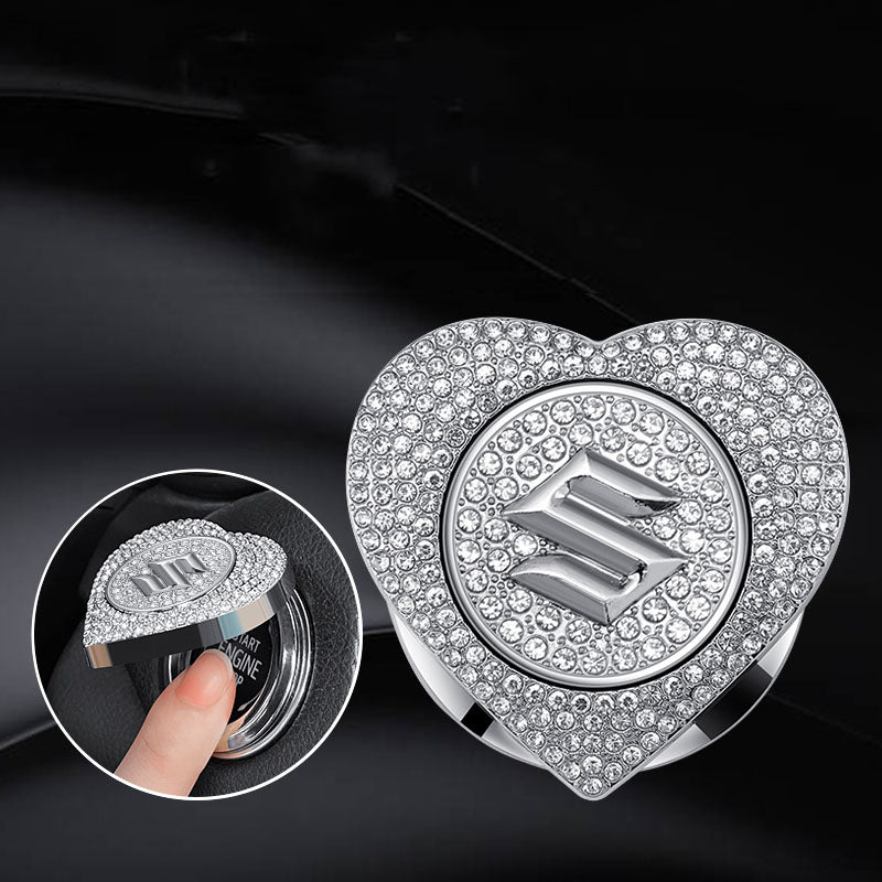 Hot sale 2025🔥Zaščitni etui za zagon z enim gumbom, okrašen z diamanti-SI 