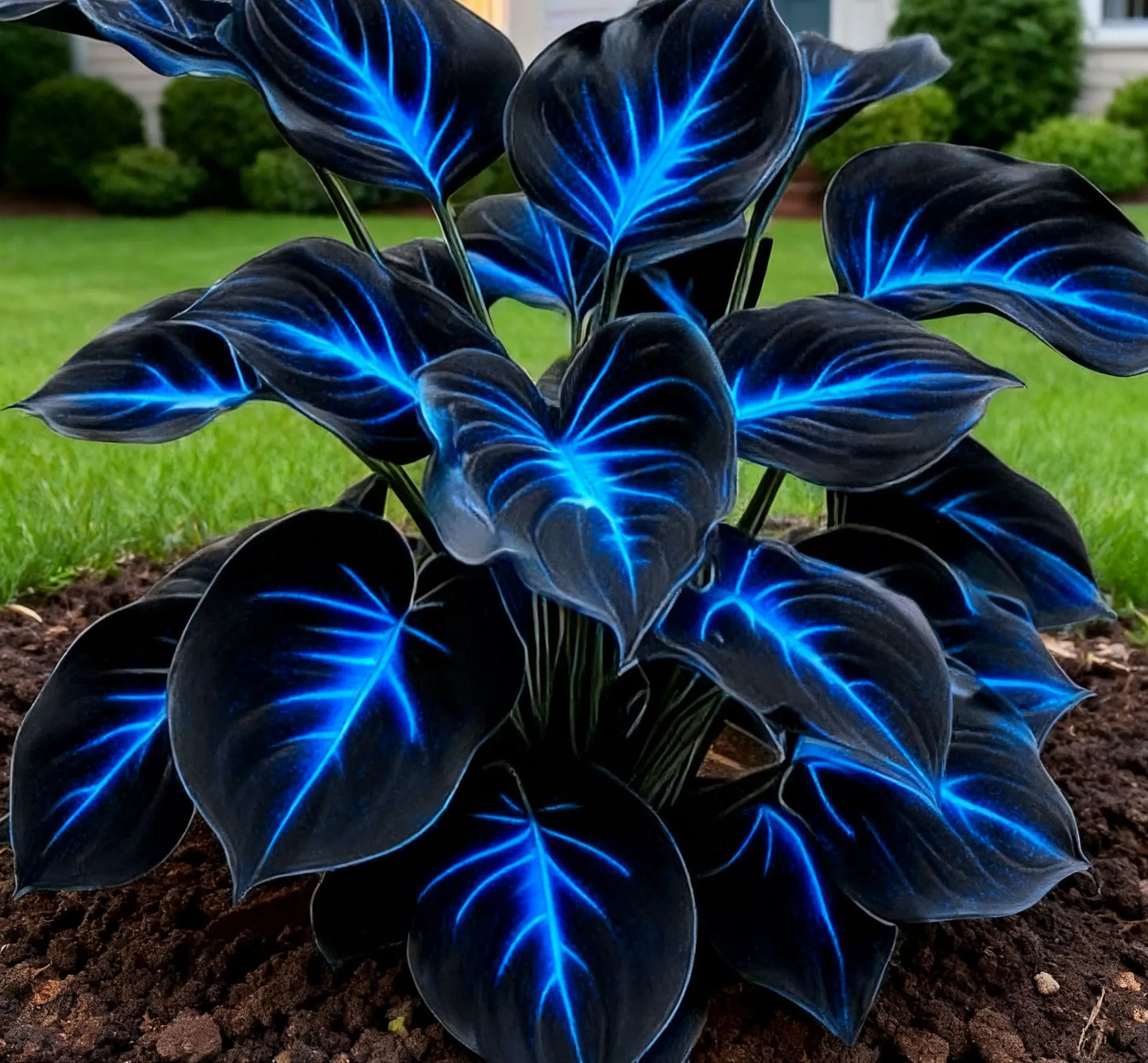 💥2025 m. karštas išpardavimas 🌌Vidurnakčio purpurinės širdies hosta sėklos – pavėsį mėgstantis daugiametis augalas sodui-LT