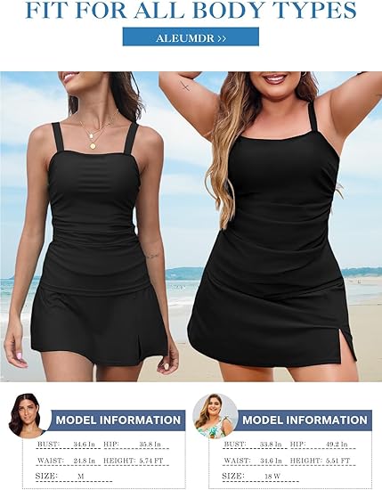 🔥👙Moteriški dvodelni tankini maudymosi kostiumėliai su pilvuką lienkninančiu efectu-LT