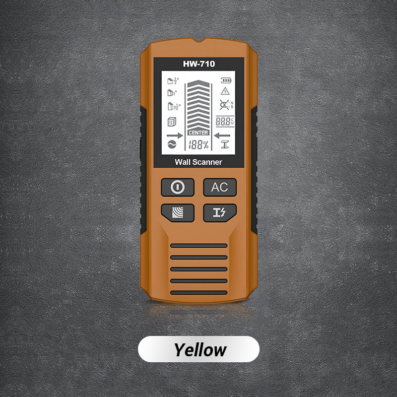 💯 6-v-1 večnamenski stenski detektor kovin s HD LCD zaslonom za prenosnik-GR 