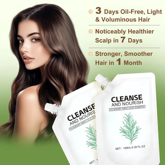 ✨Champú refrescante para el cabello, aportándole suavidad y brillo.-ES