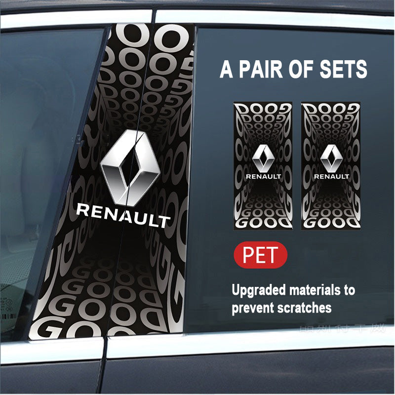 🔥Εκπτώσεις🔥Προστατευτική μεμβράνη HD για τροποποίηση κολόνας B αυτοκινήτου 2025 (2 τεμ.)-GR