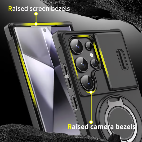 📱Measureable Premium Armor maska s postoljem za Samsung Galaxy S seriju-HR