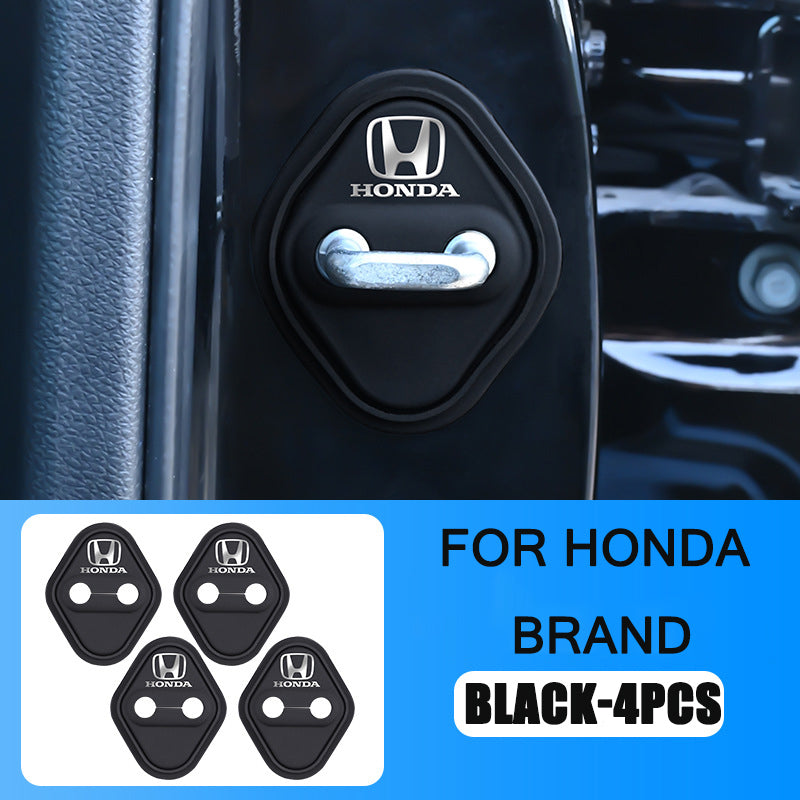 Silikoninis automobilio durelių spynos apsauginis dangtelis (4 vnt.)-LT