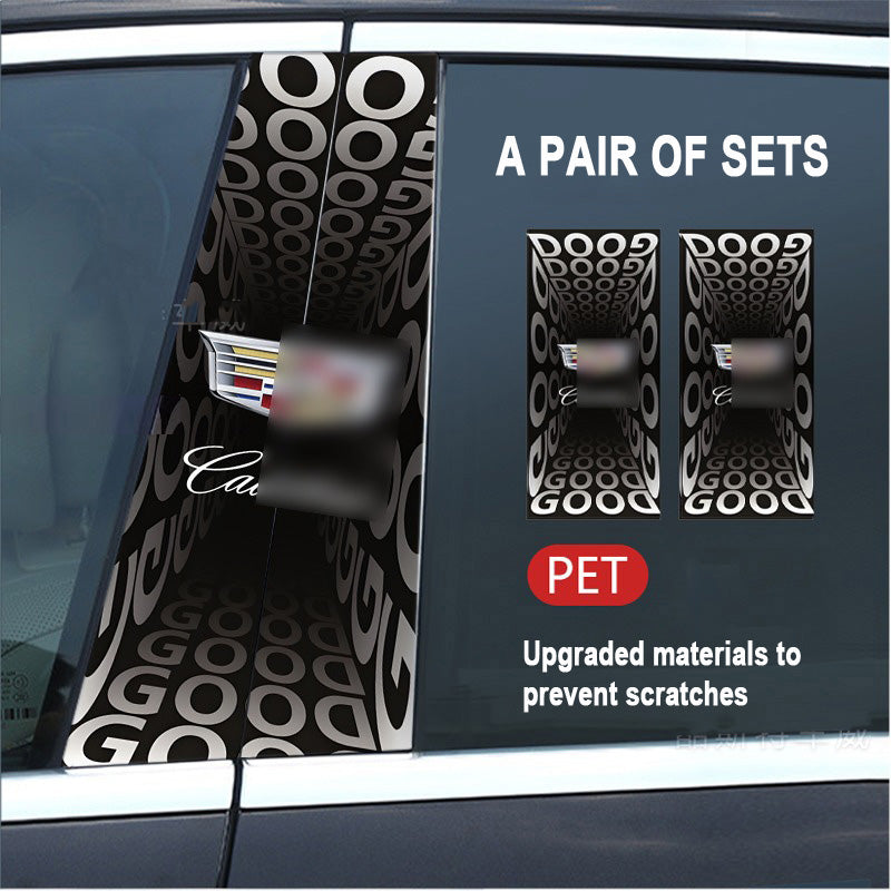 🔥Εκπτώσεις🔥Προστατευτική μεμβράνη HD για τροποποίηση κολόνας B αυτοκινήτου 2025 (2 τεμ.)-GR