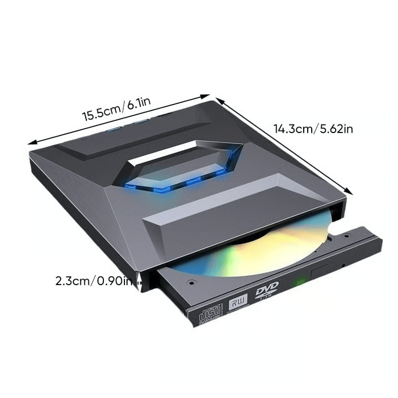 Retro prenosni CD DVD predvajalnik USB C 3.0 prenosni CD zapisovalnik-SI