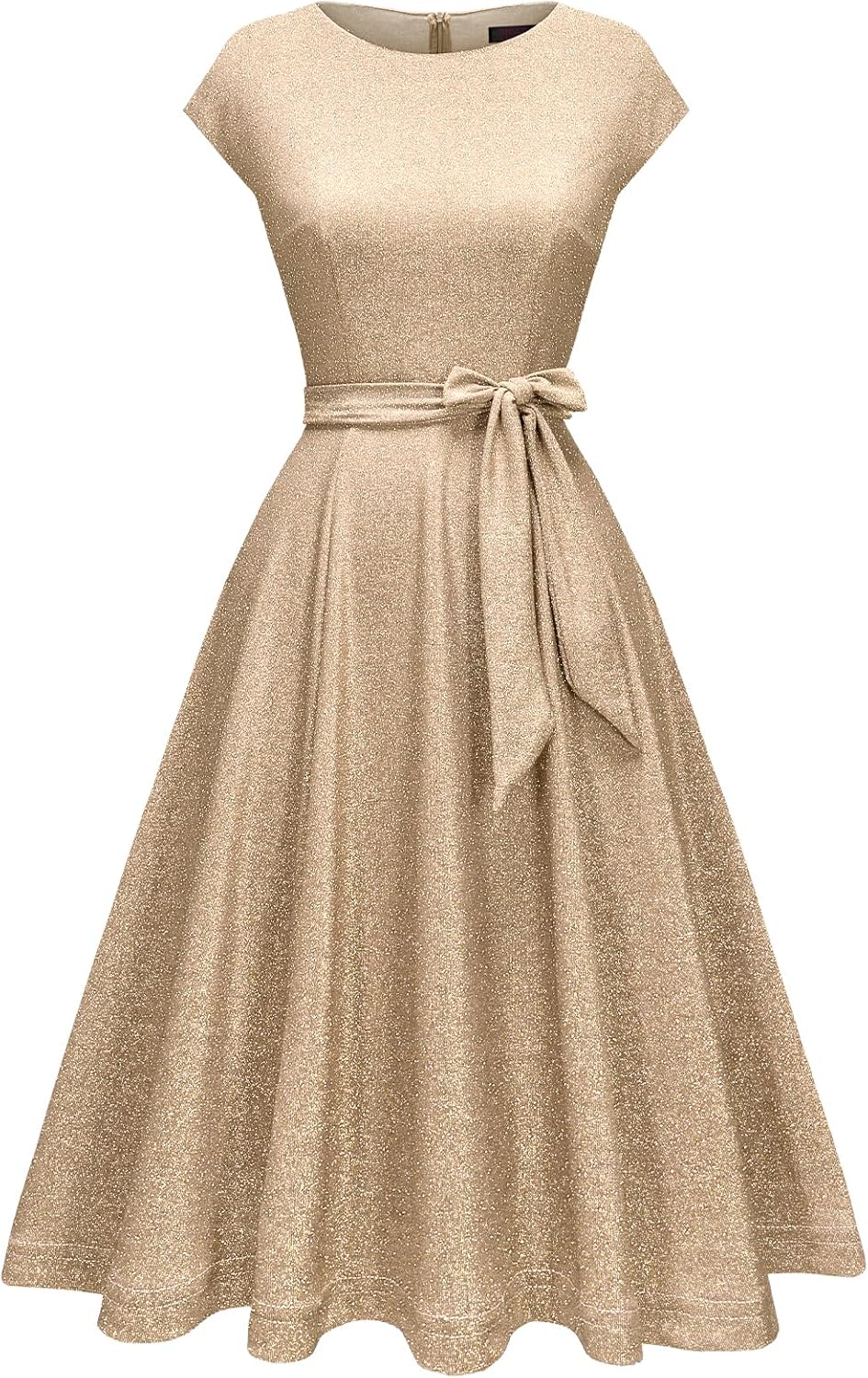Vestidos de cóctel DRESSTELLS para mujer, vestidos de novia formales, vestidos de fiesta modestos para recepción en la iglesia en 2025-ES