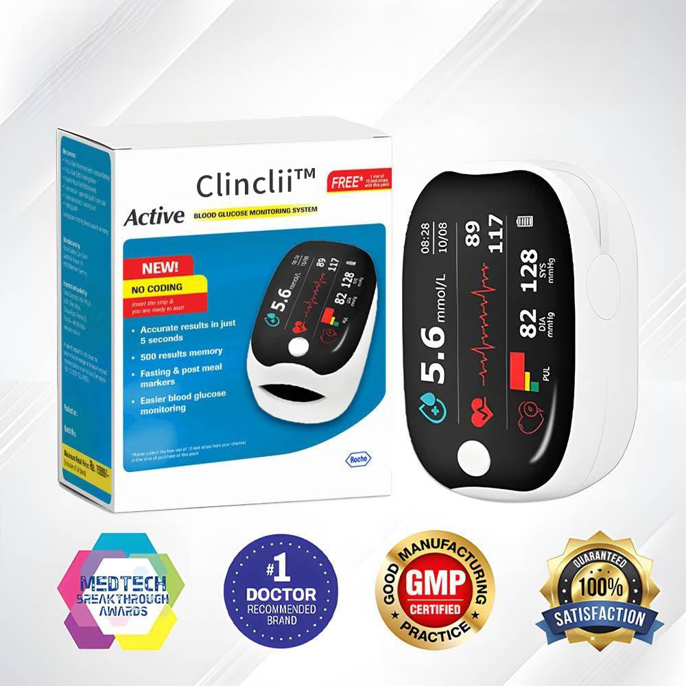 🎁Kúp 1 a získajte 1 zadarmo - Clinclii™ GlucoSense laserové zariadenie na monitorovanie hladiny glukózy v krvi-SK