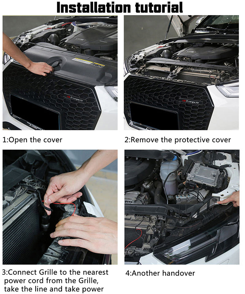 Karštas išpardavimas ✨50% nuolaida ✨Stilinga, atmosferinė LED lempa su logotipu jūsų automobilio centrinėms grotelėms-LT