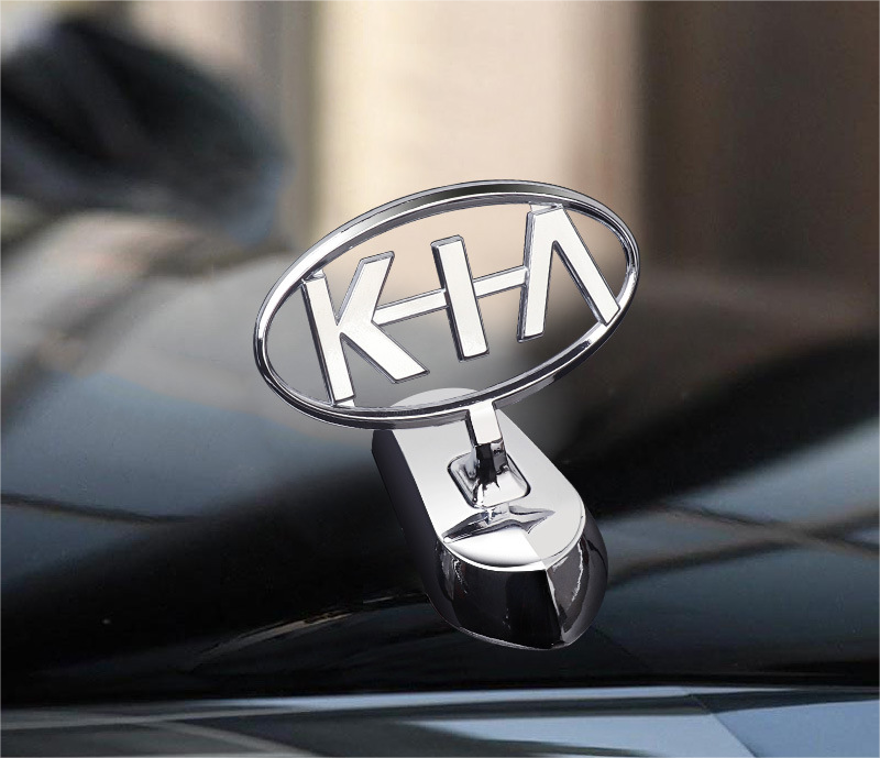 Decoración de modificación de coche con logotipo de capó-ES