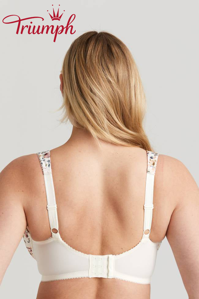 Σουτιέν 3 τεμαχίων Triumph®💖 από δαντέλα με φλοράλ κέντημα-GR