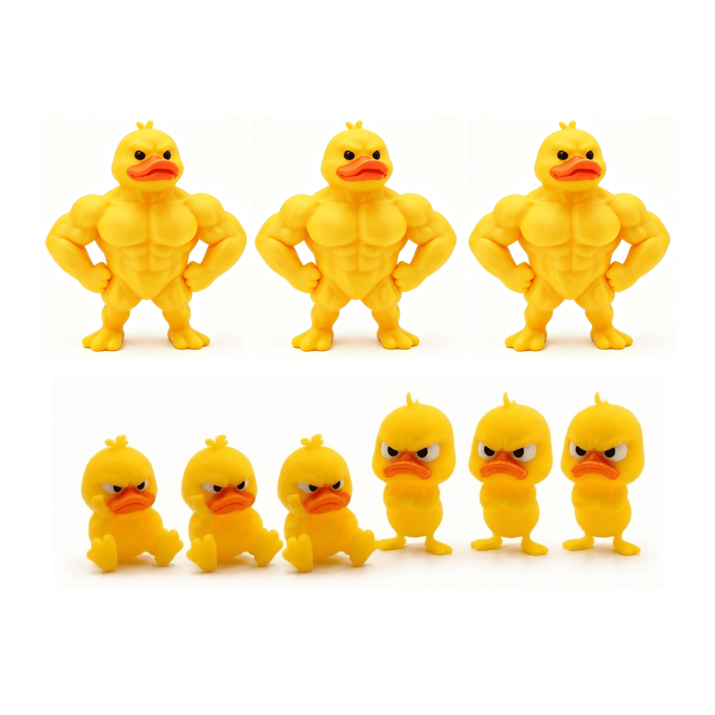 😠 Figurica jezne race za mizo – Dodajte svoji mizi pridih predrznosti! 🐥-SI