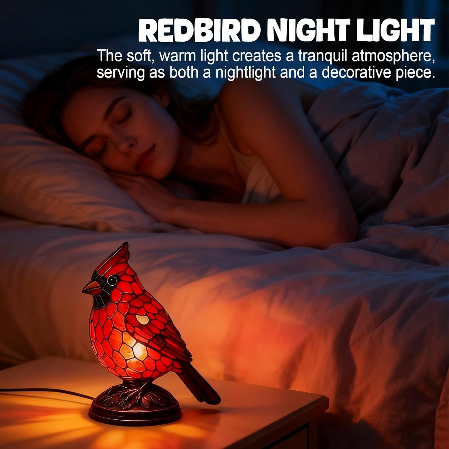 ⏰Τελευταία ημέρα εκπτώσεων – 49% έκπτωση🐦Χειροποίητο φωτιστικό σε σχήμα πουλιού, αρχηγός αίρεσης με κόκκινη στολή-GR