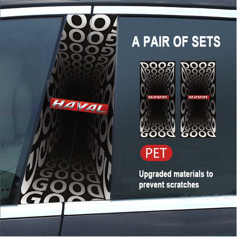 🔥Εκπτώσεις🔥Προστατευτική μεμβράνη HD για τροποποίηση κολόνας B αυτοκινήτου 2025 (2 τεμ.)-GR