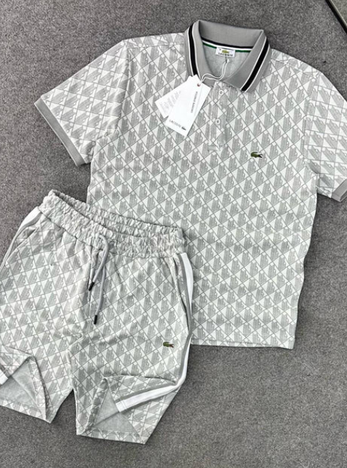 Μοντέρνο και ευέλικτο casual σορτς με κοντό μανίκι-GR