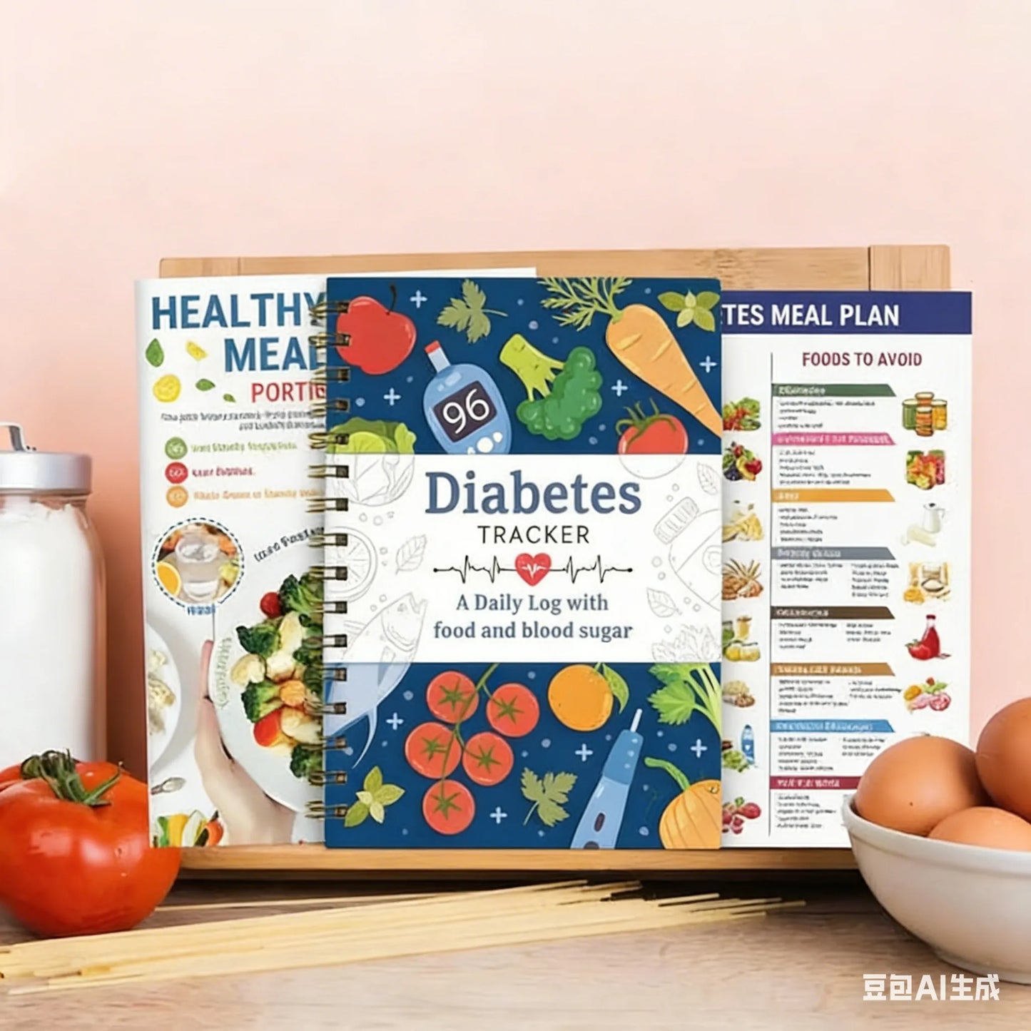 🔥📘✨Posebej za diabetike🔥Sledilnik sladkorne bolezni s seznamom živil-SI