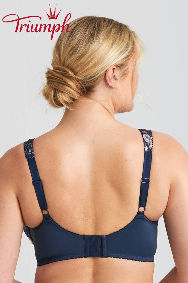 Triumph® 3-delni modrček💖 iz čipke s cvetličnim vezenjem-SI