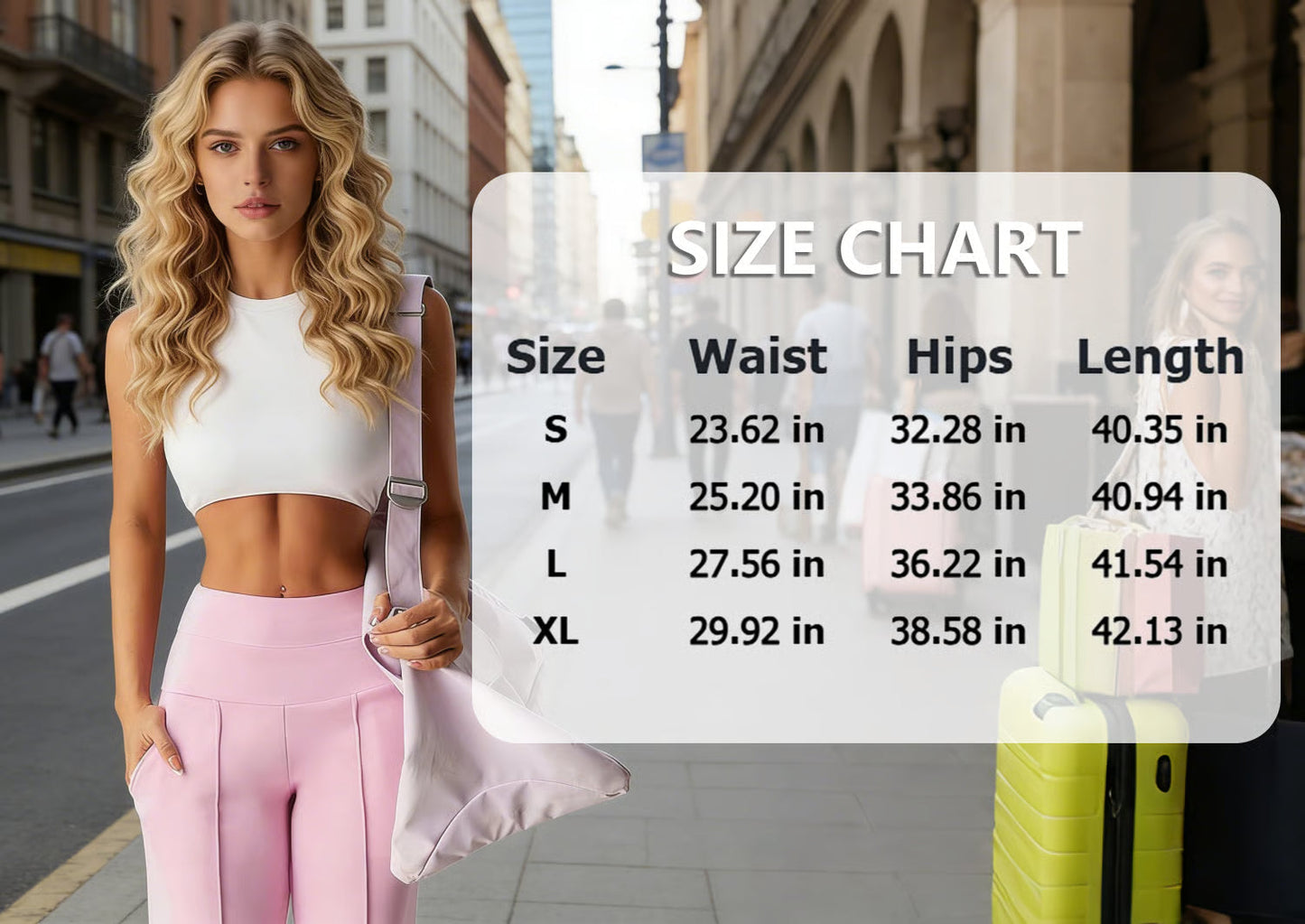 💕Ženske enobarvne ravne hlače-SI