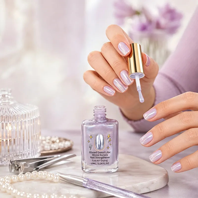 📢📢Kupite 2, dobijte 1 gratis!! ⏰Lilac Glossy Mirror Nail Care Balm-HR