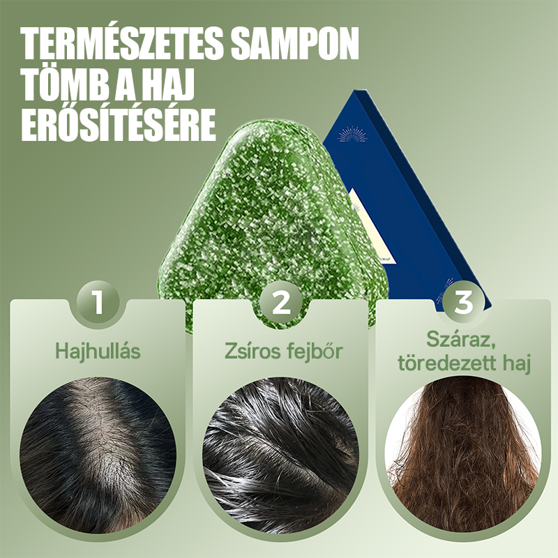 🌿 Φυσικό Σαμπουάν σε Μπάρα για Ενδυνάμωση Μαλλιών 🌱🥰-GR