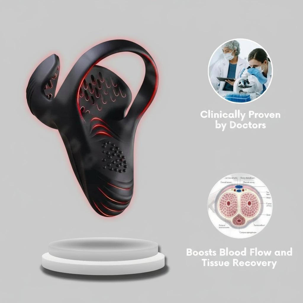 Alisanda™ Δονούμενο Ηλεκτρικό Δαχτυλίδι Αυνανισμού για Άνδρες που Φορτίζει-GR