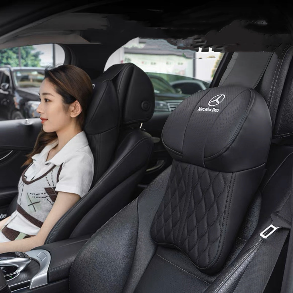 Automobilio galvos atramos pagalvėlė, kaklo pagalvėlė-LT