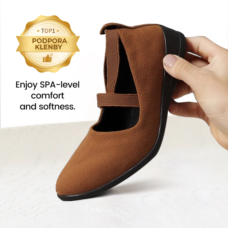 🌹-49% nuolaida!! Elegantiški, vienspalviai, lankstūs žemo pleišto bateliai🩰-LT