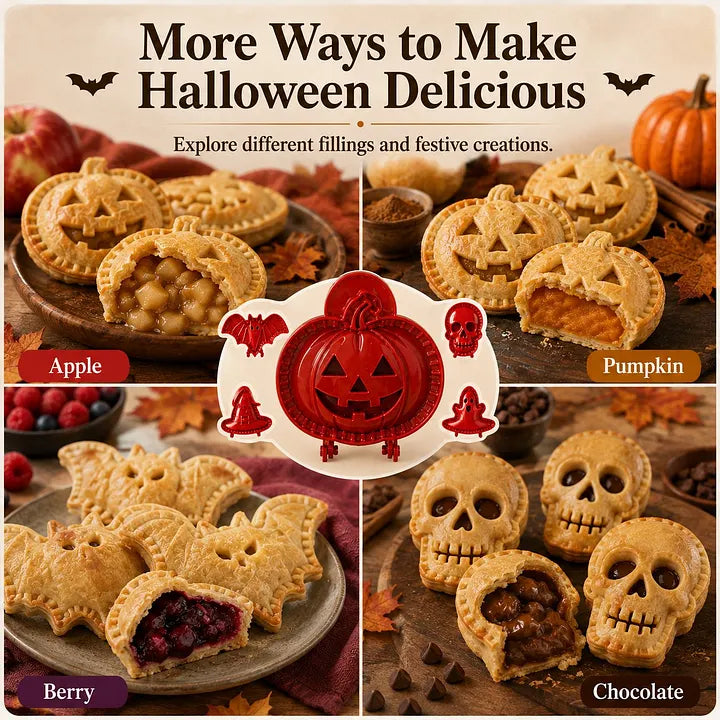 🎃 8 mini Helovino tortų formelių rinkinys-LT