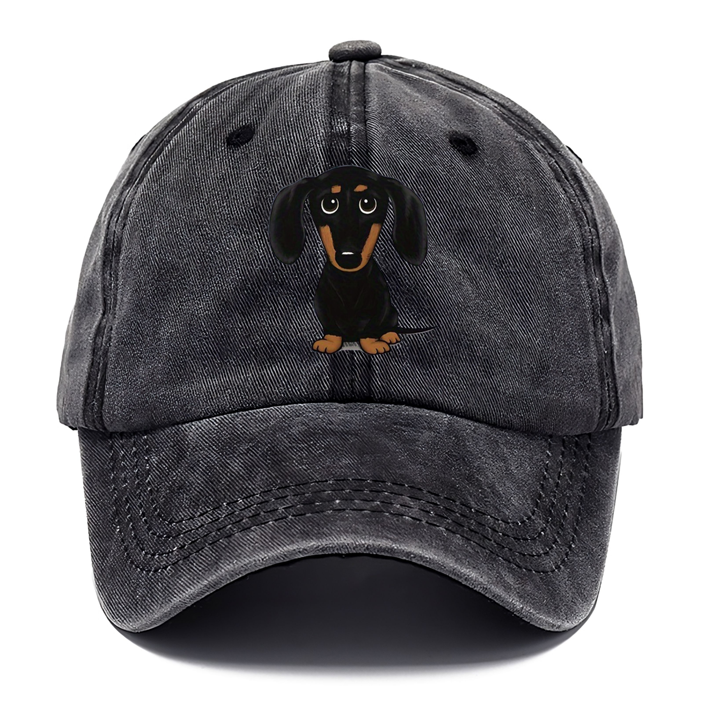 Κλασικό ρετρό καπέλο dachshund-GR